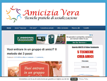 Tablet Screenshot of amiciziavera.com
